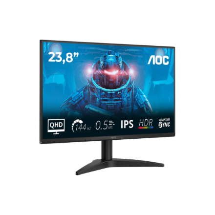 AOC | Q24B36X | 24 " | IPS | QHD | 16:9 | 144 Hz | 4 ms | 2560 x 1440 pixels | 300 cd/m² | HDMI ports quantity 1 | Black