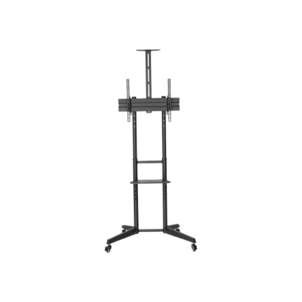Neomounts Floor stand | FL50-550BL1 TV trolley | Adjustable Height, Tilt | 37-70 " | Maximum weight (capacity) 50 kg | Black