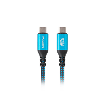 Lanberg | USB-C M/M 4.0 CABLE 240W 8K 60HZ | CA-CMCM-44CU-0005-BK