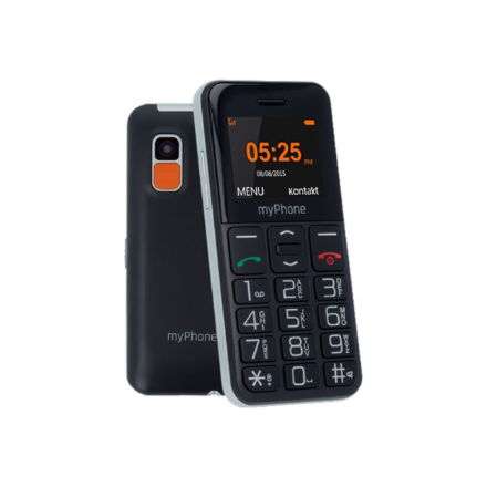 myPhone Halo Easy | Black | 1.77 " | TFT | 24 MB | 32 MB | Single SIM | Bluetooth | Main camera resolution 0.3 MP | 1000 mAh