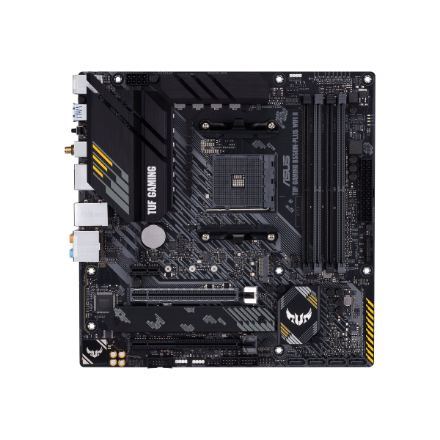 Asus | TUF GAMING B550M-PLUS WIFI II | Processor family AMD | Processor socket AM4 | DDR4 | Memory slots 4 | Chipset  B550 | microATX