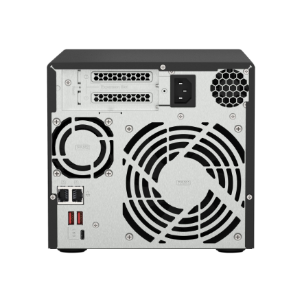 QNAP | 4-Bay QTS and QuTS hero NAS | TS-473A-8G | Up to 4 HDD/SSD Hot-Swap | AMD Ryzen | Ryzen V1500B Quad-Core | Processor frequency 2.2 GHz | 8 GB | DDR4