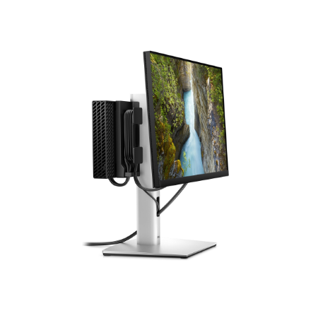 Dell | Desk Mount | OptiPlex Micro AIO MFS22 | Tilt, swivel, height adjustment, pivot | 19-27 " | Silver