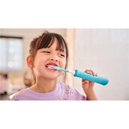 Philips | Replacement brush heads | HX6044/90 Sonicare For Kids7+ | Heads | For kids | Number of brush heads included 4 | White/Blue