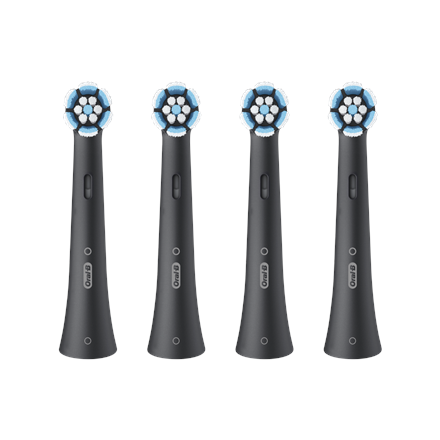 Oral-B | Replaceable toothbrush heads | iO GentleCare | Heads | For adults | Number of brush heads included 4 | Black