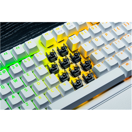 Razer Huntsman V3 Pro Tenkeyless 8KHz | Gaming keyboard | Wired | US | Razer Analog Optical Switch Gen-2 | White
