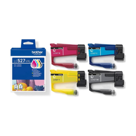 LC527VAL Value Pack | Brother Ink cartridge | Black, yellow, cyan, magenta