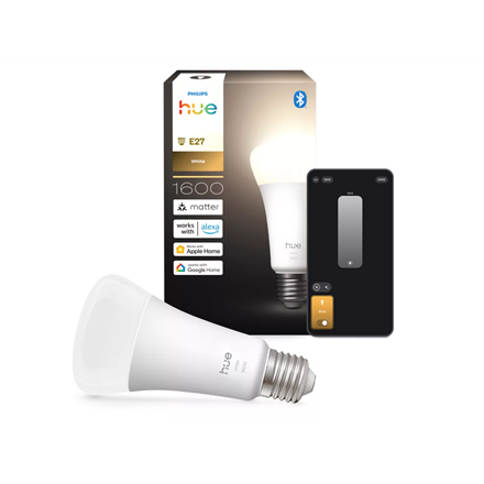 Philips Hue W 1600 A67 1P EU | E27 | 13.5 W | Soft white light | Bluetooth and Zigbee