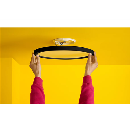 WiZ Smart WiFi SuperSlim Ceiling 545mm, Black | 32 W | 2200-6500 K (RGB)