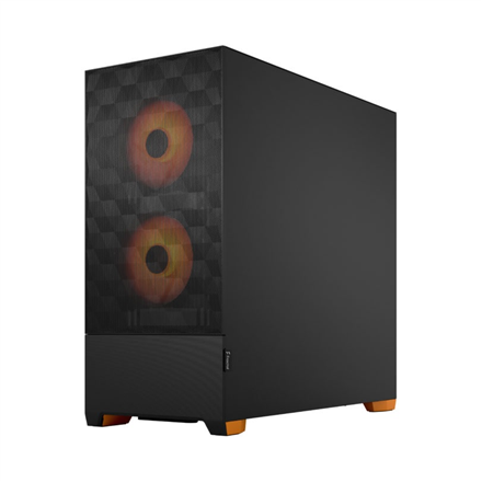 Fractal Design | Pop Air RGB | Side window | Orange Core TG Clear Tint | ATX, mATX, Mini ITX | ATX