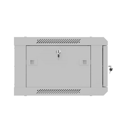 Lanberg Wall mounted installation cabinet 19" 4U 600X450 | WF01-6404-00S | Gray