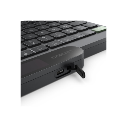 Lenovo Self-Charging Bluetooth Keyboard | Keyboard | Bluetooth | US Euro | Black