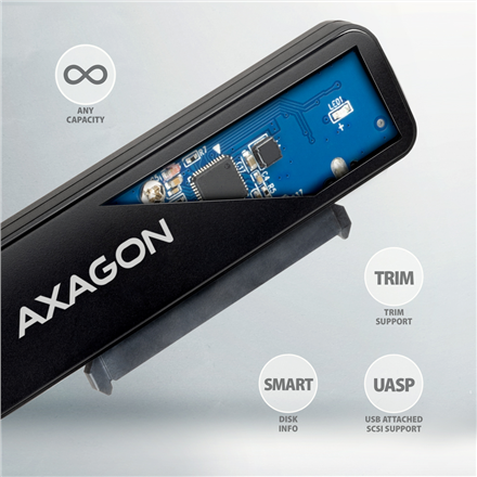 AXAGON USB-C 5Gbps - SATA 6G, 2.5" SSD/HDD SLIM Adapter | ADSA-FP2C