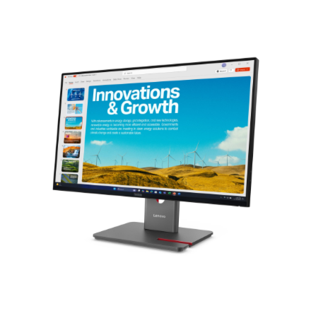 Lenovo | ThinkVision P24QD-40 | 23.8 " | IPS | 16:9 | 120 Hz | 6 ms | 2560 x 1440 pixels | 300 cd/m² | HDMI ports quantity 1 | Eclipse Black | Warranty 36 month(s)