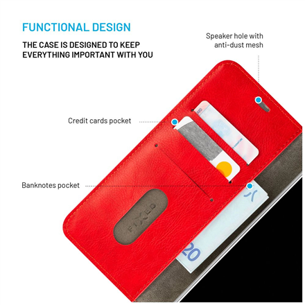 Fixed Opus | Book Case | Samsung | Galaxy A36 5G/A56 5G | Leather | Red