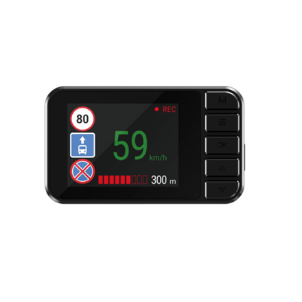 Navitel | Car Video Recorder | R385 GPS | GPS (satellite) | 2", 320 x 240 | Maps included