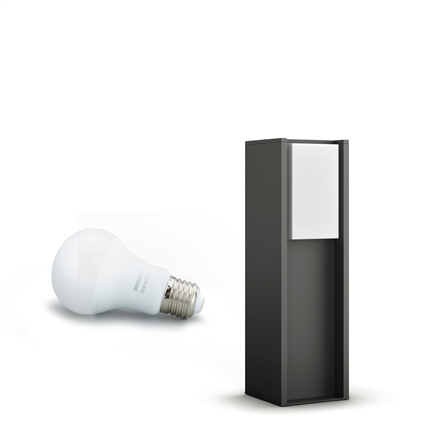 Philips Hue Turaco Outdoor Pedestal Lantern | E27 | 9 W | Warm white