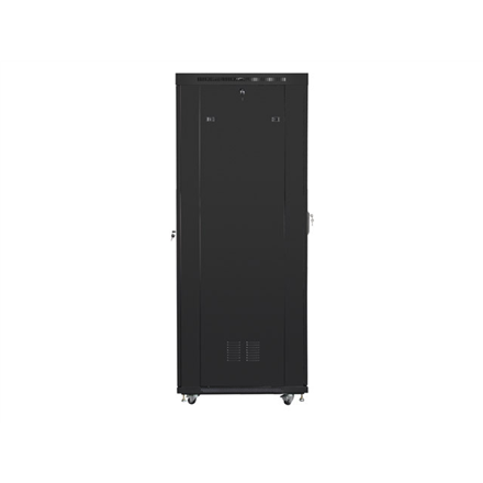 Lanberg | Rack cabinet 19" free-standing 27U/800x1200 (flat pack) with mesh door, LCD | FF01-8227-23BL | Black