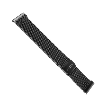 Fixed | Mesh Strap with Quick Release 18mm for smartwatch | Black