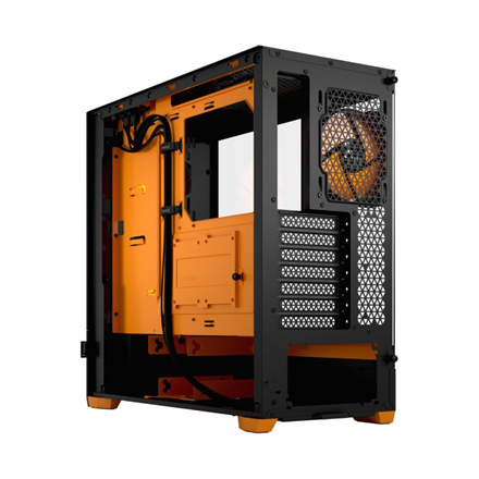 Fractal Design | Pop Air RGB | Side window | Orange Core TG Clear Tint | ATX, mATX, Mini ITX | ATX