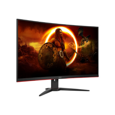 AOC | Curved Gaming Monitor | C32G2ZE | 31.5 " | VA | FHD | 16:9 | 240 Hz | 1 ms | 1920 x 1080 | 300 cd/m² | Headphone out (3.5mm) | HDMI ports quantity 2 | Black | Warranty 36 month(s)