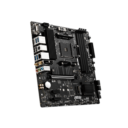 MSI | B550M PRO-VDH WIFI | Processor family AMD | Processor socket AM4 | DDR4 | Memory slots 4 | Chipset AMD B | Micro ATX
