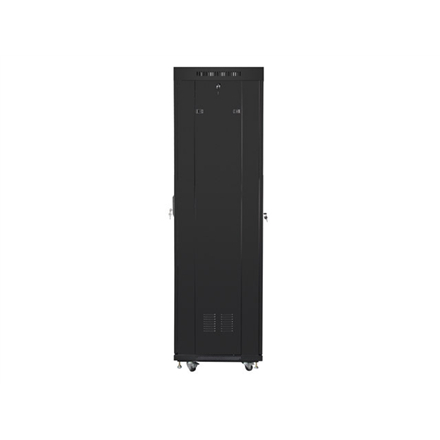 Lanberg | Rack cabinet 19" free-standing 42U/600x600 (flat pack) with mesh door, LCD | FF01-6642-23BL | Black