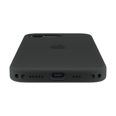 Apple iPhone 17e Silicone Case with MagSafe – Black | Apple