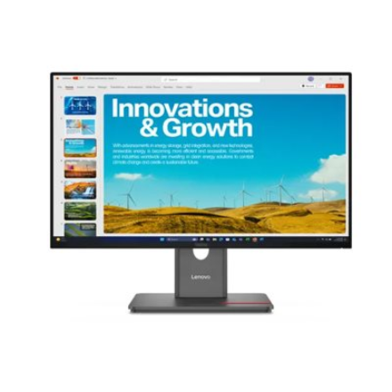 Lenovo | ThinkVision P24QD-40 | 23.8 " | IPS | 16:9 | 120 Hz | 6 ms | 2560 x 1440 pixels | 300 cd/m² | HDMI ports quantity 1 | Eclipse Black | Warranty 36 month(s)