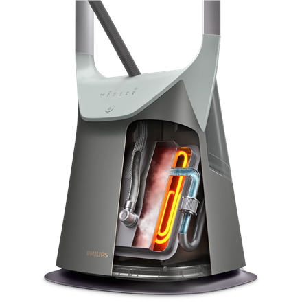 Philips All-in-one Ironing Solution | GC628/80 8000 Series | Stand Steamer | 2400 W | 2 L | 90 g/min