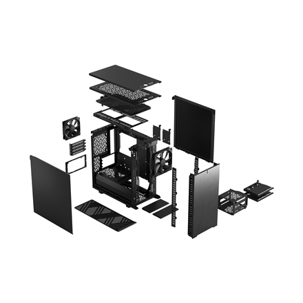 Fractal Design | Define 7 Mini | Black Solid | mATX, Mini-DTX, Mini ITX | ATX