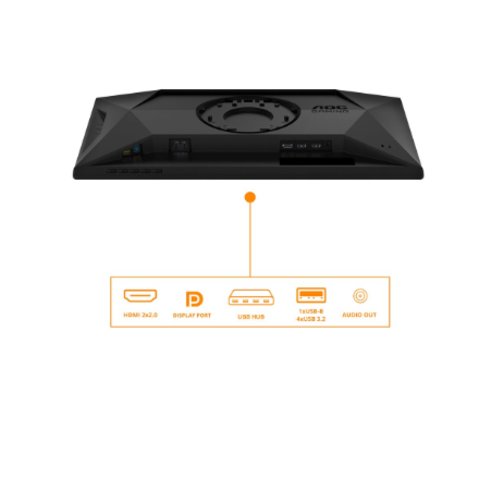 AOC | 25G4SXU | 24.5 " | IPS | FHD | 310 Hz | 1 ms | 1920 x 1080 pixels | 400 cd/m² | HDMI ports quantity 2 | Black