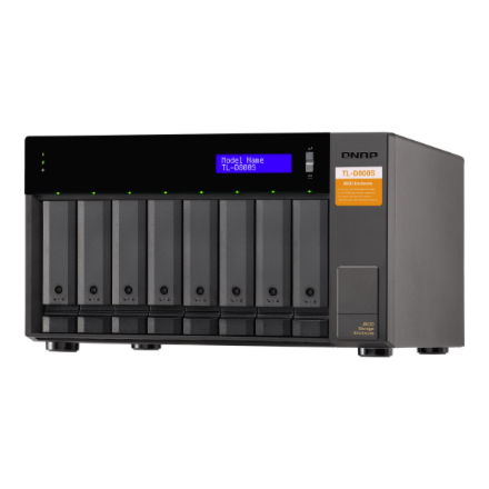 QNAP High-performance desktop SATA 6Gbps JBOD storage enclosure | TL-D800S