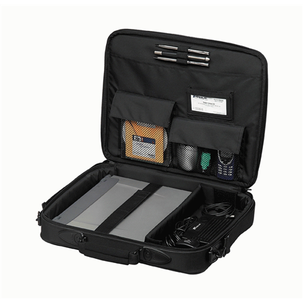 Targus | Classic Clamshell Case | Fits up to size 15.6 " | Messenger - Briefcase | Black | Shoulder strap