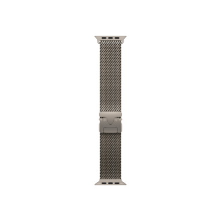 Apple 49mm Natural Titanium Milanese Loop - Large | Apple