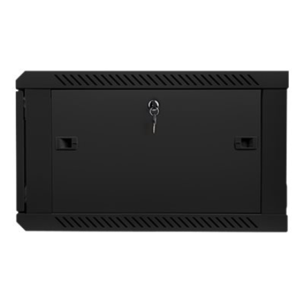 Lanberg | Rack cabinet 19" wall-mount 6U/600x600 (flat pack) | WF01-6606-10B | Black