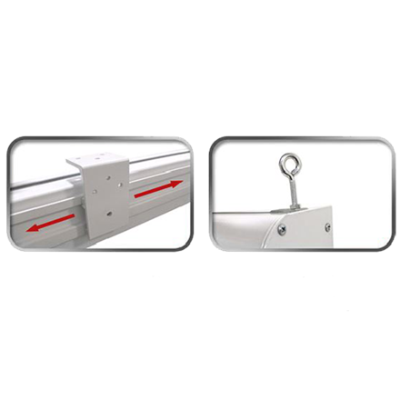 Elite Screens Electric Projection Screen, White | SKT150XHW2 | Diagonal 150 " | 16:9
