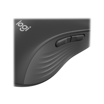 Logitech Signature M650 L Left Wireless Mouse, RF Wireless + Bluetooth, 2000 DPI, Graphite | Logitech