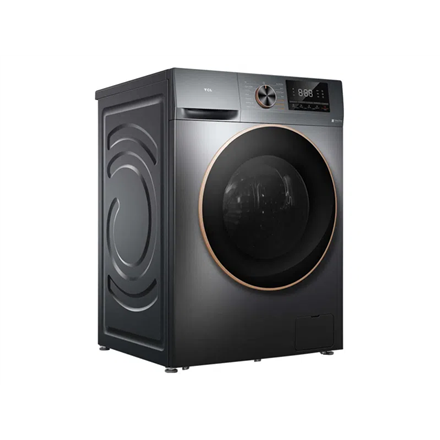 TCL Washing machine with dryer | CP1012SA0 | Energy efficiency class A/E | Front loading | Washing capacity 10 kg | 1200 RPM | Depth 63 cm | Width 60 cm | Display | LED | Drying system | Drying capacity 6 kg | Steam function