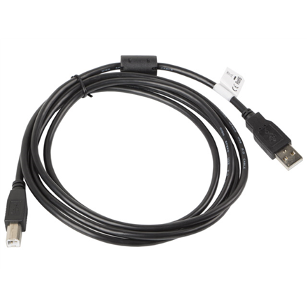 Lanberg | USB Type-A to USB Type-B 2.0 Cable, 1.8 m | CA-USBA-11CC-0018-BK | USB Type-A to USB Type-B