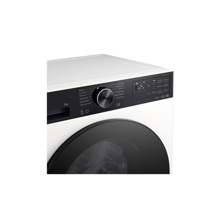 LG Washing machine | F2X50S9THB | Energy efficiency class A | Front loading | Washing capacity 9 kg | 1200 RPM | Depth 48 cm | Width 60 cm | LED | Steam function | Direct drive | Wi-Fi | White