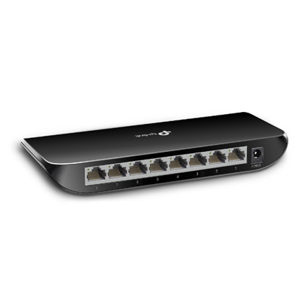 TP-LINK | Switch | TL-SG1008D | Unmanaged | Desktop | Gigabit Ethernet (copper) ports quantity 8 | Power supply type External | 36 month(s)