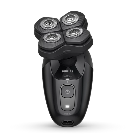 Philips Head Shaver | Pro 5000 Series HS5980/15 | Operating time (max) 60 min | Wet & Dry | Lithium | Deep Black