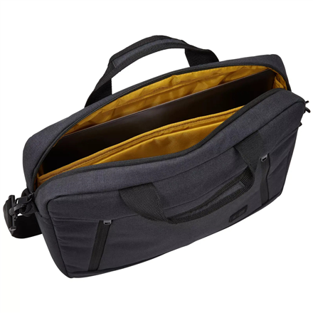 Case Logic | Huxton | Fits up to size 14 " | Laptop attaché | Shoulder strap | Black