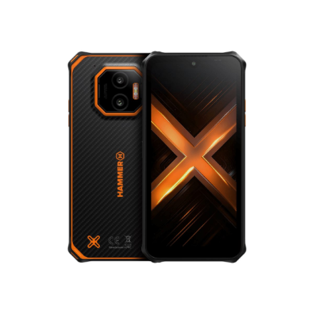Hammer | Energy X2 | Black/Orange | 6.1 " | IPS | 1560 x 720 pixels | Mediatek | Dimensity 6300 | Internal RAM 6 GB | 128 GB | microSD | Dual SIM | 4G | 5G | Main camera resolution 50 MP | Android | 15 | 5000 mAh