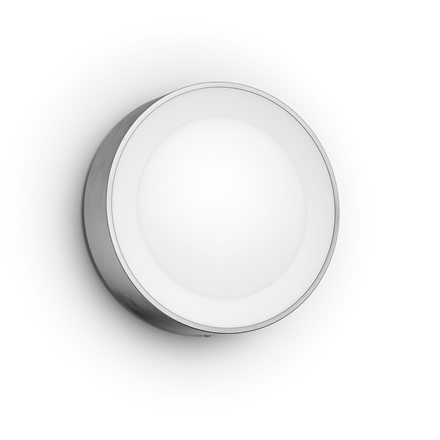 Philips Hue WCA Daylo Outdoor Wall Lantern, Inox | 15 W | 2000-6500 Hue White Colour Ambiance