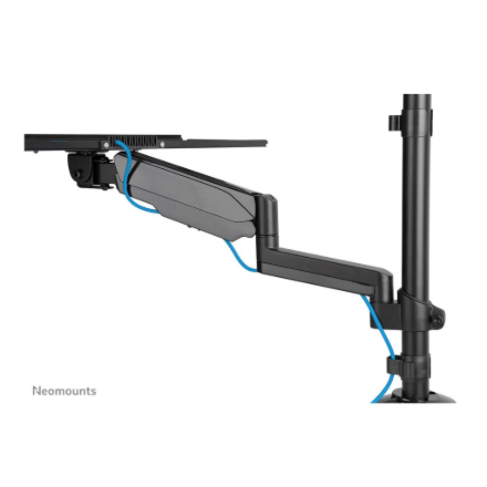 Neomounts Desk Mount | DS90-325BL1 Sit-stand workstation desk | Adjustable Height, Rotate, Tilt, Swivel | 17-32 " | Maximum weight (capacity) 9 kg | Black