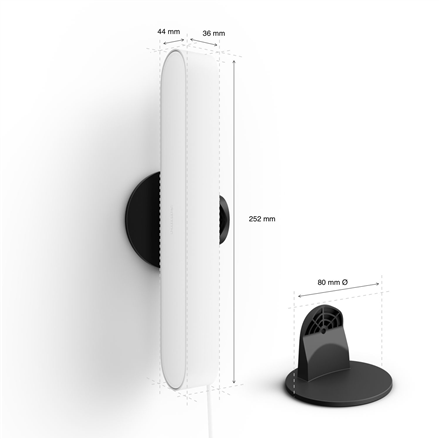 Philips Hue Play WCA Lightbar Extension, White | 42 W | 2000-6500 Hue White Colour Ambiance