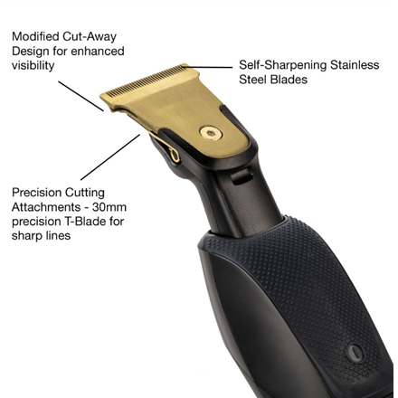 Remington | Trimmer | MB7000 T-Series Ultimate Precision | Cordless | Number of length steps 6 | Black