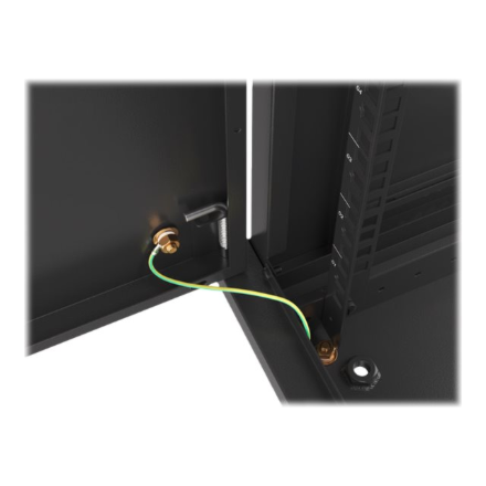 Lanberg | Rack cabinet 19" wall-mount 9U/600x450 for self-assembly with metal door (flat pack) | WF01-6409-00B | Black
